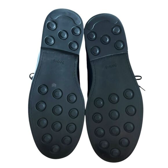 SWIMS Mens Black Non-Slip Water Resistant George Round Toe Chukka Boots 6 - Picture 7 of 8